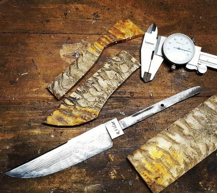 Dismantled Custom Blade Components